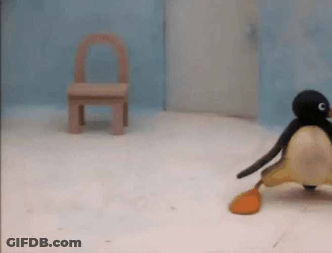 Pingu Funny Dance GIF