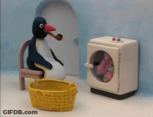 Pingu Lavatrice GIF