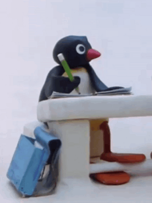 Pingu Noot Noot Thinking GIF