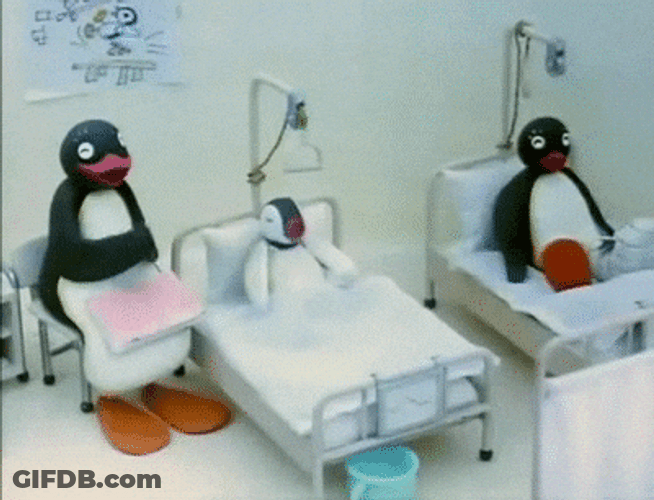 Pingu Pinga And Mom At Hospital GIF