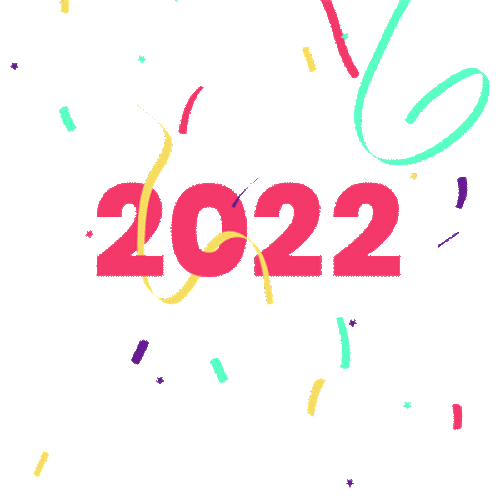 Pink 2022 Confetti GIF