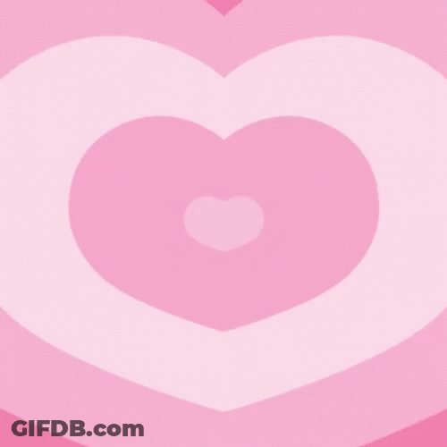 Pink Aesthetic Moving Heart GIF
