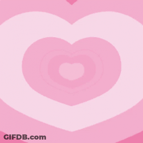 Pink Aesthetic Retro Heart Love GIF