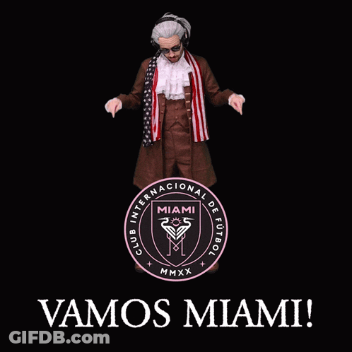 Pink And Black Club Internacional De Futbol Logo GIF