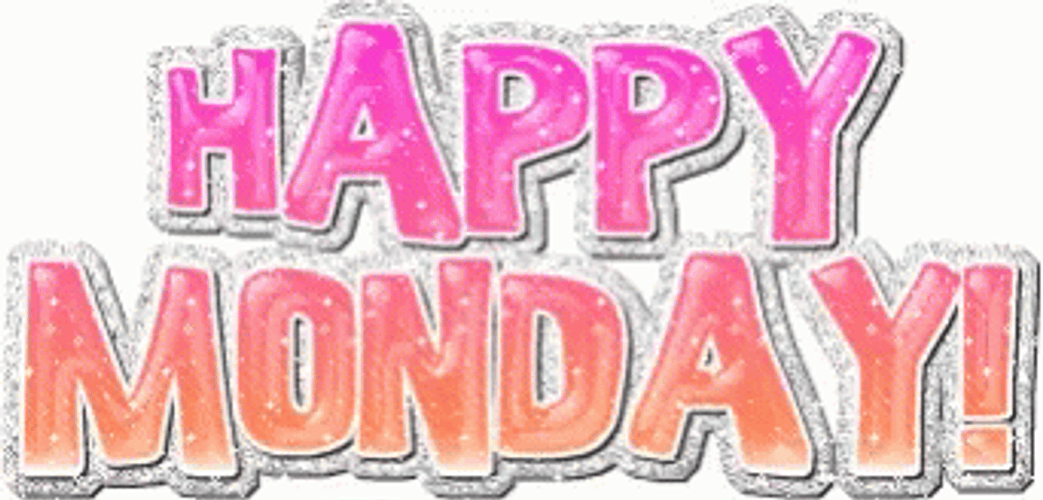 Pink And Orange Happy Marvelous Monday GIF