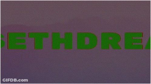 Pink And Purple Background With Happy In Red Letters GIF