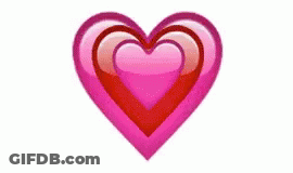 Pink And Red Heart GIF