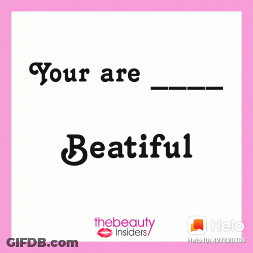 Pink And White Beauty Insiders Ad GIF