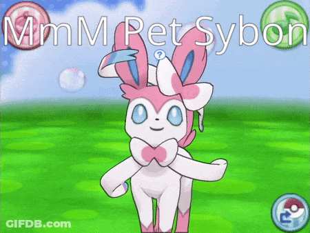 Pink And White Bunny Saying Mmmm Pet Sybon GIF