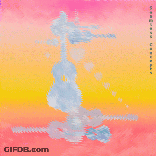 Pink And Yellow Seagulls Croquet Background GIF
