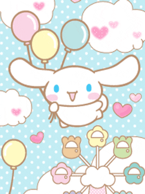 Pink Anime Bunny GIF