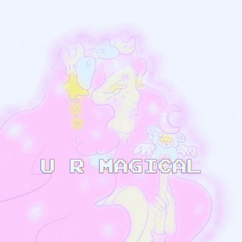 Pink Anime Fairy GIF