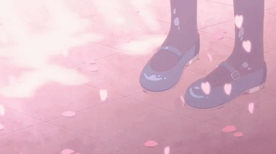 Pink Anime Sakura GIF