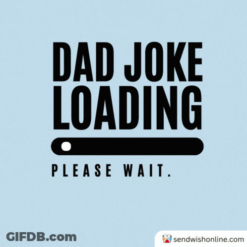 Pink Background Dad Joke Loading GIF