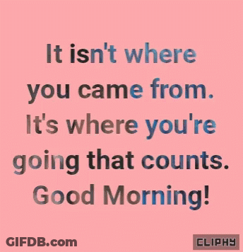 Pink Background Saying It Isn't Where You Came From GIF