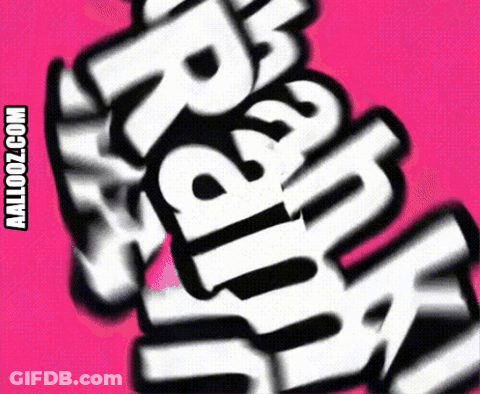 Pink Background White Aallooz.com GIF