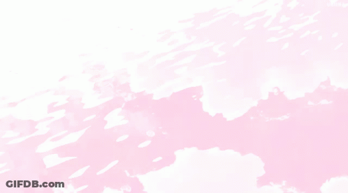 Pink Background With White Clouds And Emma Watermark GIF