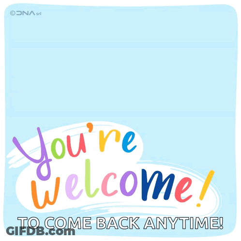 Pink Bird You're Welcome To Come Back Anytime GIF