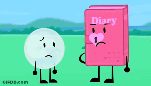 Pink Box With Heart Exploding In Yellow Field GIF