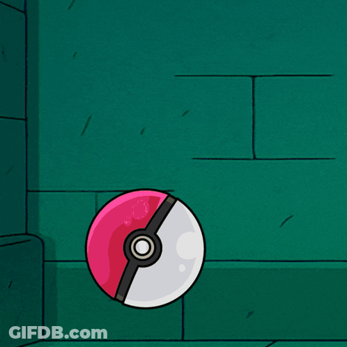 Pink Cartoon Character In White Cat Hat GIF