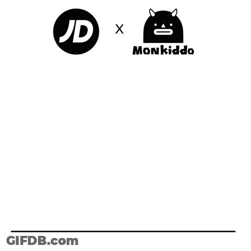 Pink Cartoon Character With Black Hat JD GIF