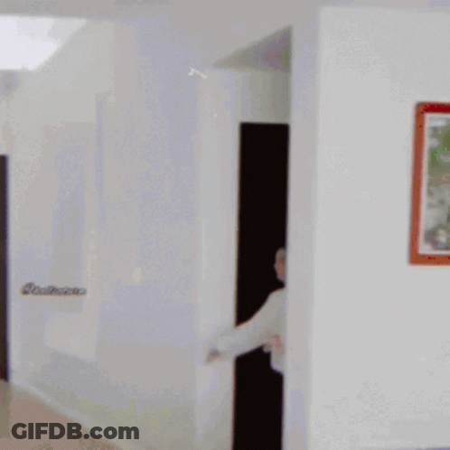 Pink Chair With White Pillow In Living Room GIF