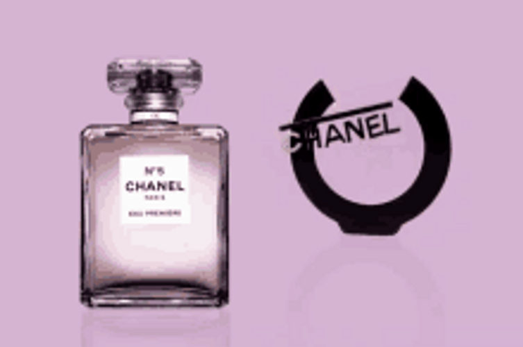 Pink Chanel No 5 Perfume GIF