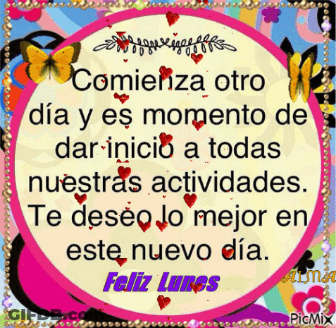 Pink Circle Comienza Otro Dia Y Es Momento De Dar Inicio A Todas Nuestras Actividades GIF