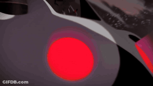 Pink Circle In Black And White Graphic GIF