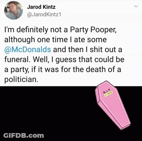 Pink Coffin With R.I.P GIF