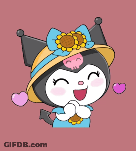 Pink Cotton Candy With Batman Ears GIF