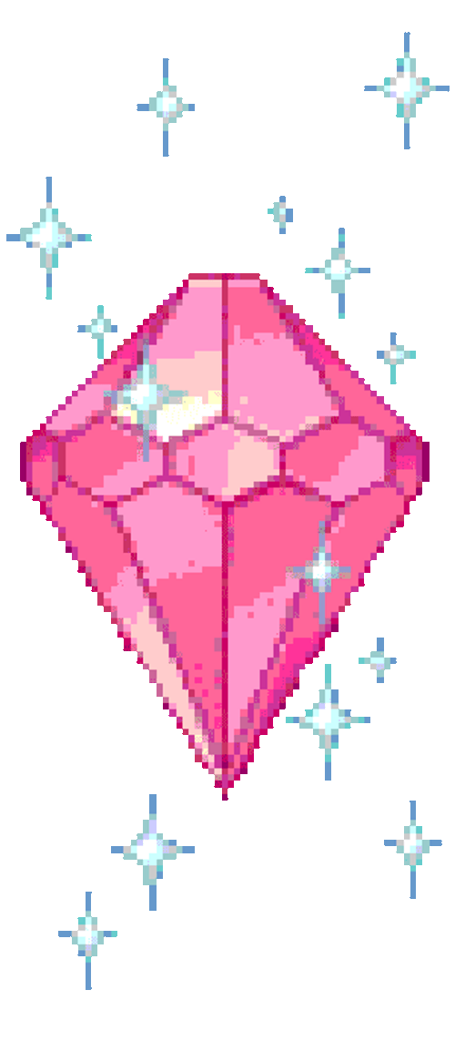 Pink Diamond Spinning Sparkle GIF