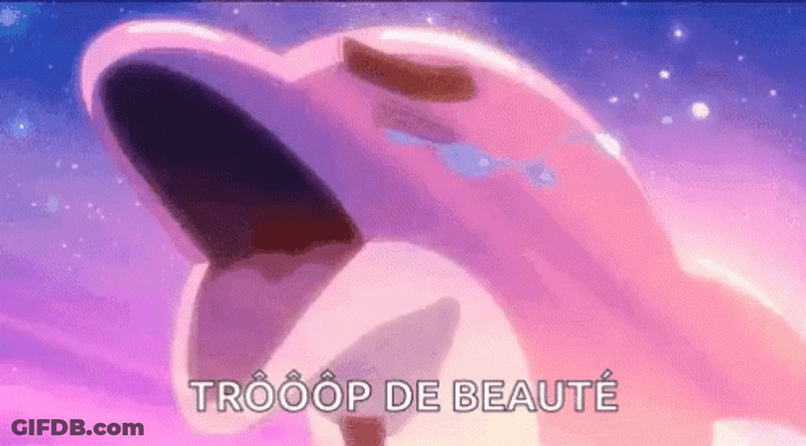 Pink Dolphin Animated Crying GIF