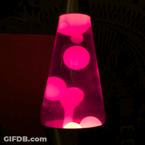Pink Flowing Lava Lamp GIF