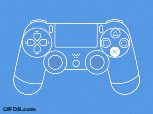 Pink Game Controller With Square And Triangle Buttons GIF