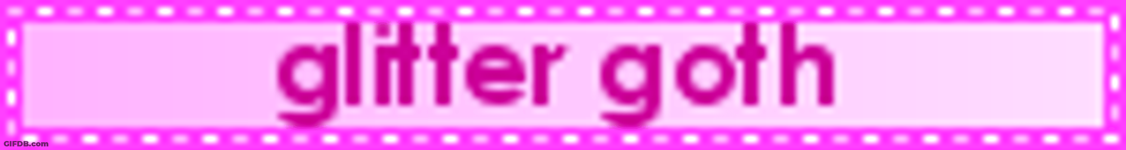 Pink Glitter Goth Loading GIF