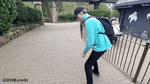 Pink Golf Cart Driving Through Woods Saying You Wanna Go Crazy Let's Go Crazy GIF