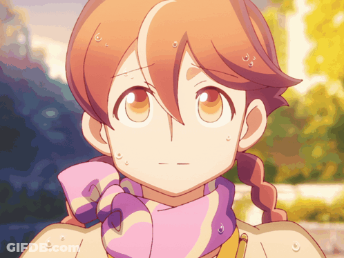 Pink Hair Girl Crying Tear From Nose GIF