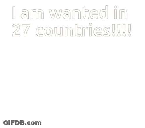 Pink Hair Girl Waving Wanted In 27 Countries GIF