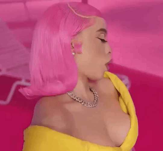 Pink Hair Ice Spice GIF