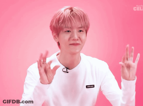 Pink Hair Man With Buzzfm Cellulite Sticker GIF