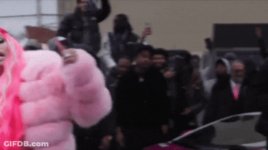 Pink Hair Nicki Minaj Anaconda Music Video GIF