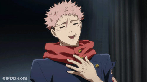 Pink Haired Cartoon Character Making Funny Face GIF
