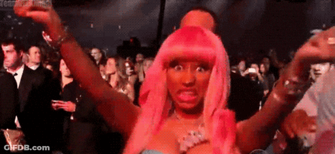 Pink Haired Little Nicky Minaj GIF