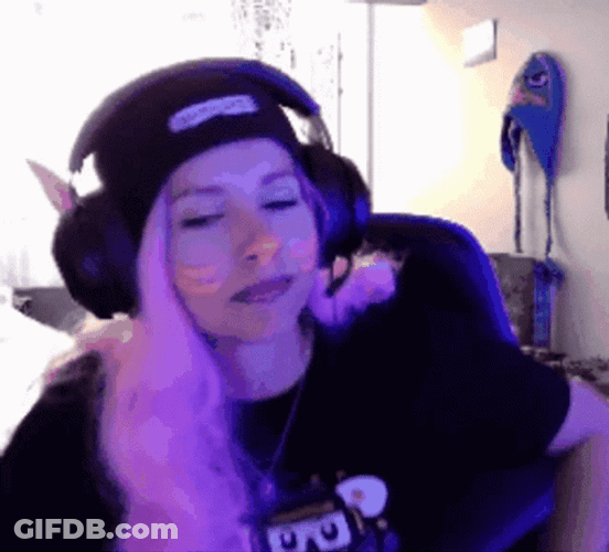 Pink Haired Woman Pray GIF