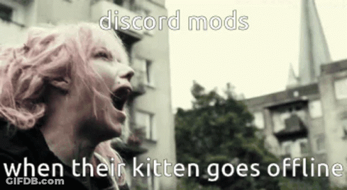 Pink Haired Woman Screaming GIF