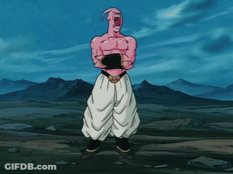 Pink Head Cartoon Character Screaming In White Pants GIF