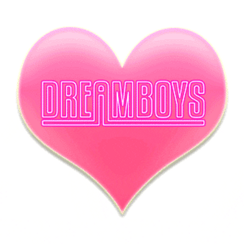 Pink Heart Dreamboys Love Sticker GIF
