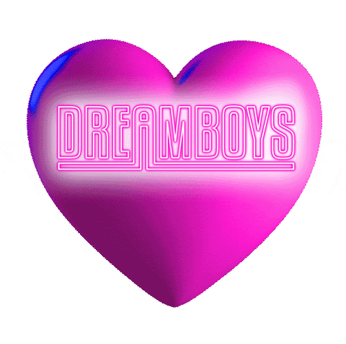 Pink Heart Dreamboys UK Sticker GIF