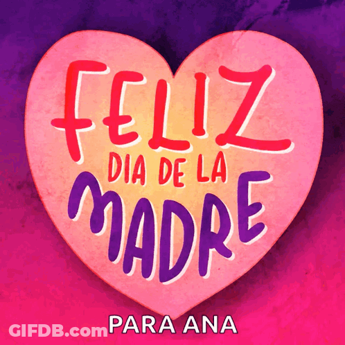 Pink Heart Feliz Dia De La Madre GIF